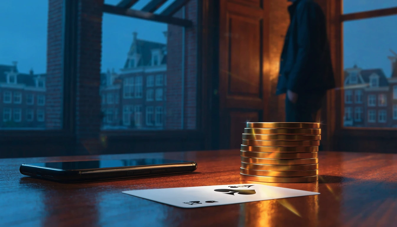 Moderne illustratie van online gokken met gratis speeltegoed